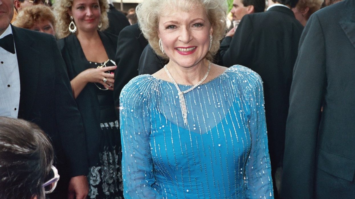 Betty White at the Emmy Awards in 1988.
