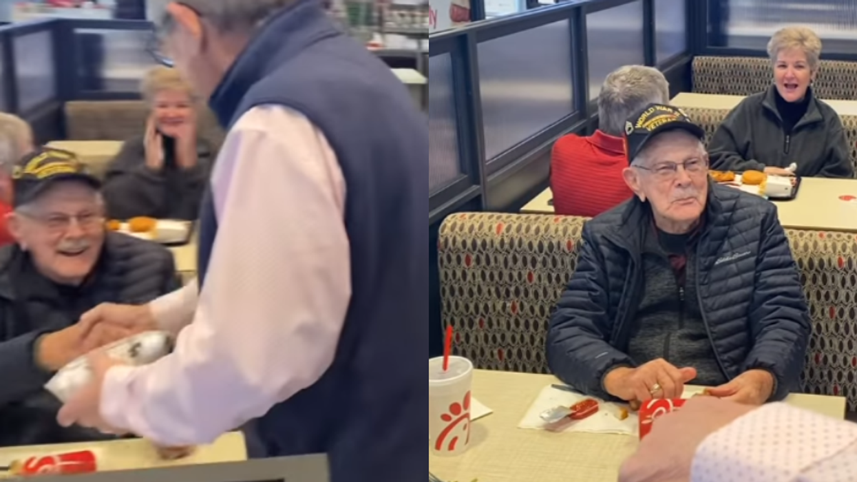 chick fil a, world war 2 veteran, Clyde Wilbur Grisham