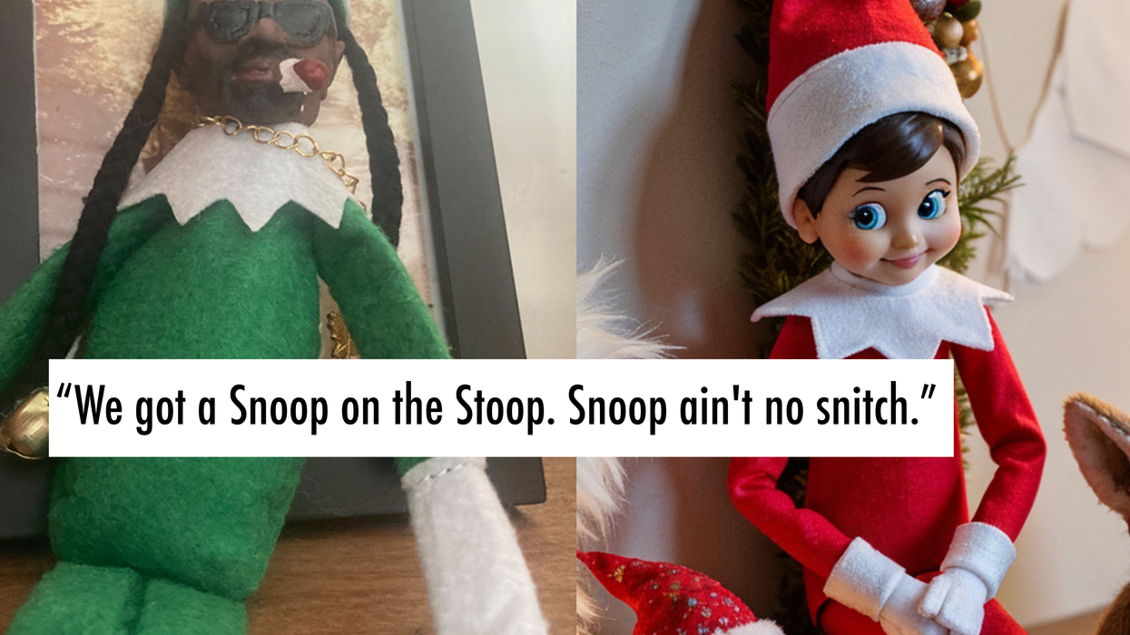 elf on the shelf, snoop on the stoop, christmas