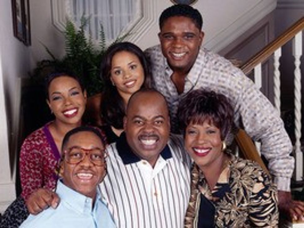 group photo of the cast of Family Matters