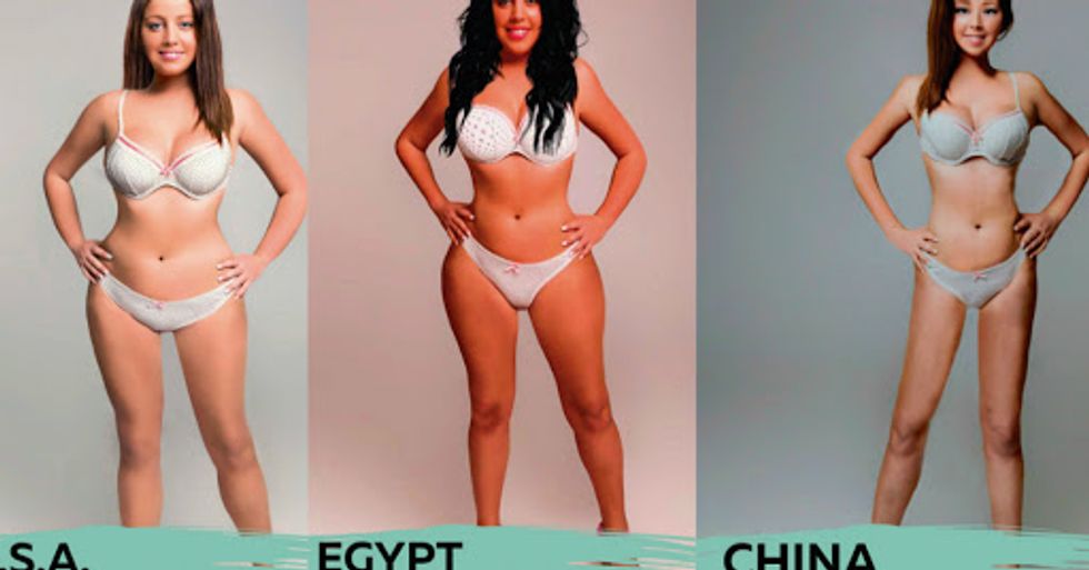 How 18 different countries photoshopped one woman to fit their idea of 'beautiful'