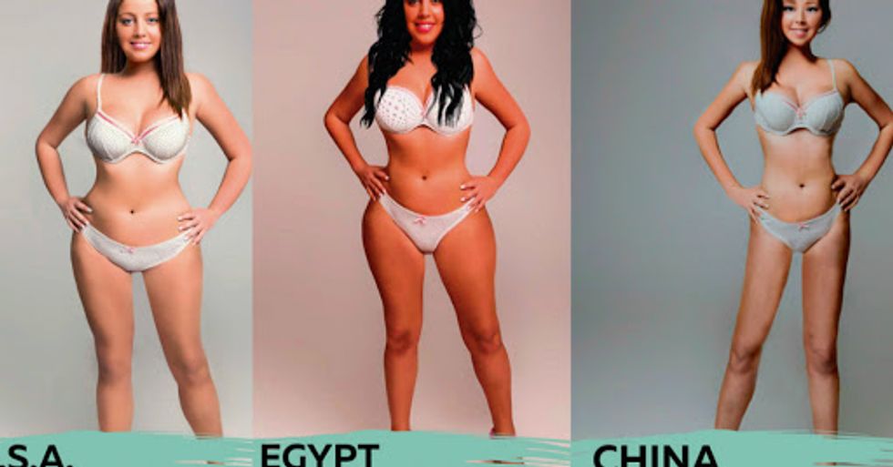 How 18 Different Countries Photoshopped One Woman to Fit Their Idea of 'Beautiful'