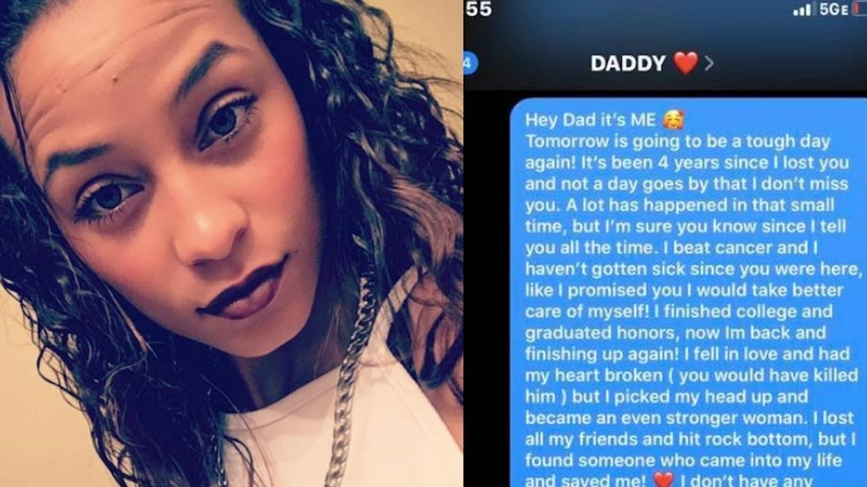 Woman who texts her dad every day after his death gets surprise reply after four years