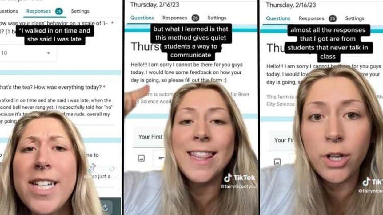 Teacher asks students to fill out a questionnaire on the substitute teacher's class. They went all out.