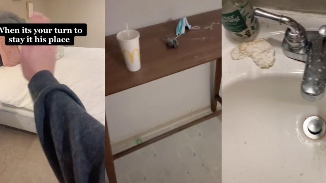 Women are sharing videos of the grossness they endure to stay at their boyfriends' houses