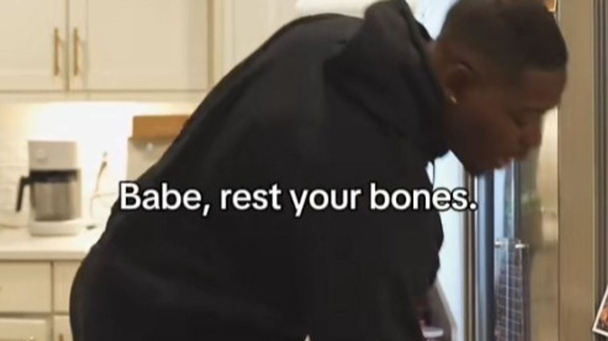 This dad's loving parenting moment is a viral masterclass in partnership and respect