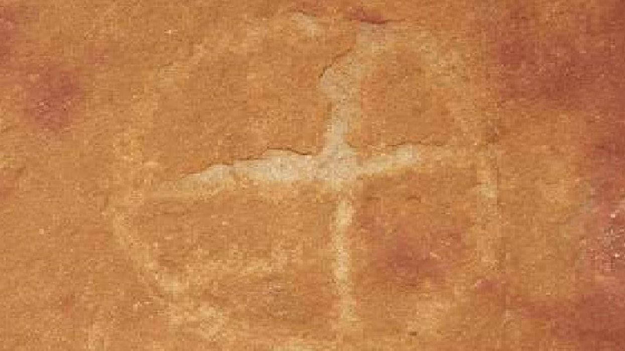 Ancient humans may have created art inspired by dinosaur tracks, study finds