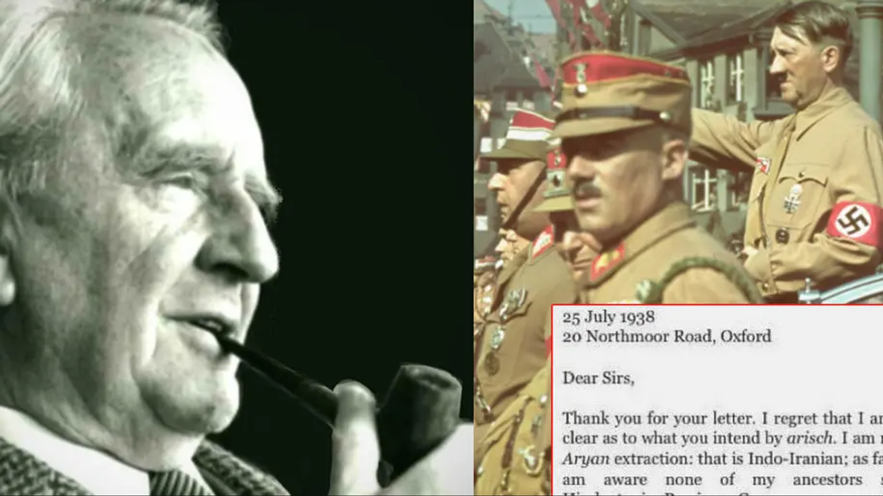 In 1938, Nazis demanded to know if 'The Hobbit' author was Jewish. He responded with a high-class burn.