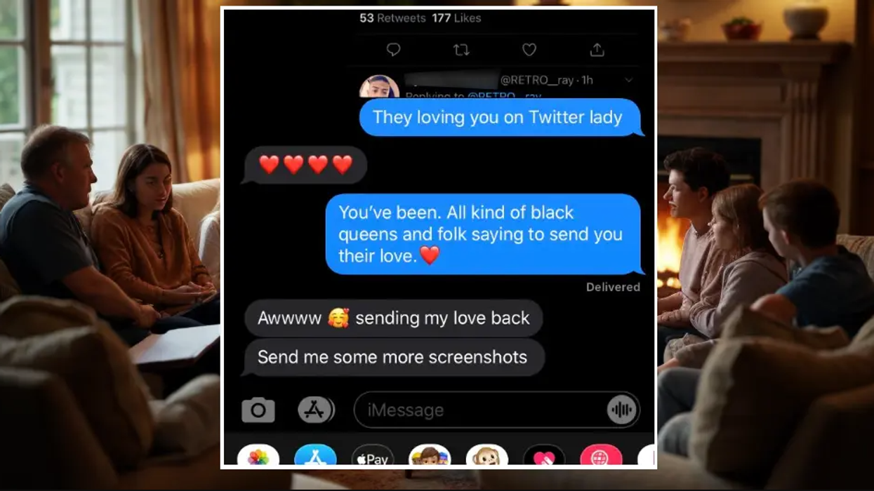 Her family tried to have "meeting" about her gay son. Mom immediately shuts it down.