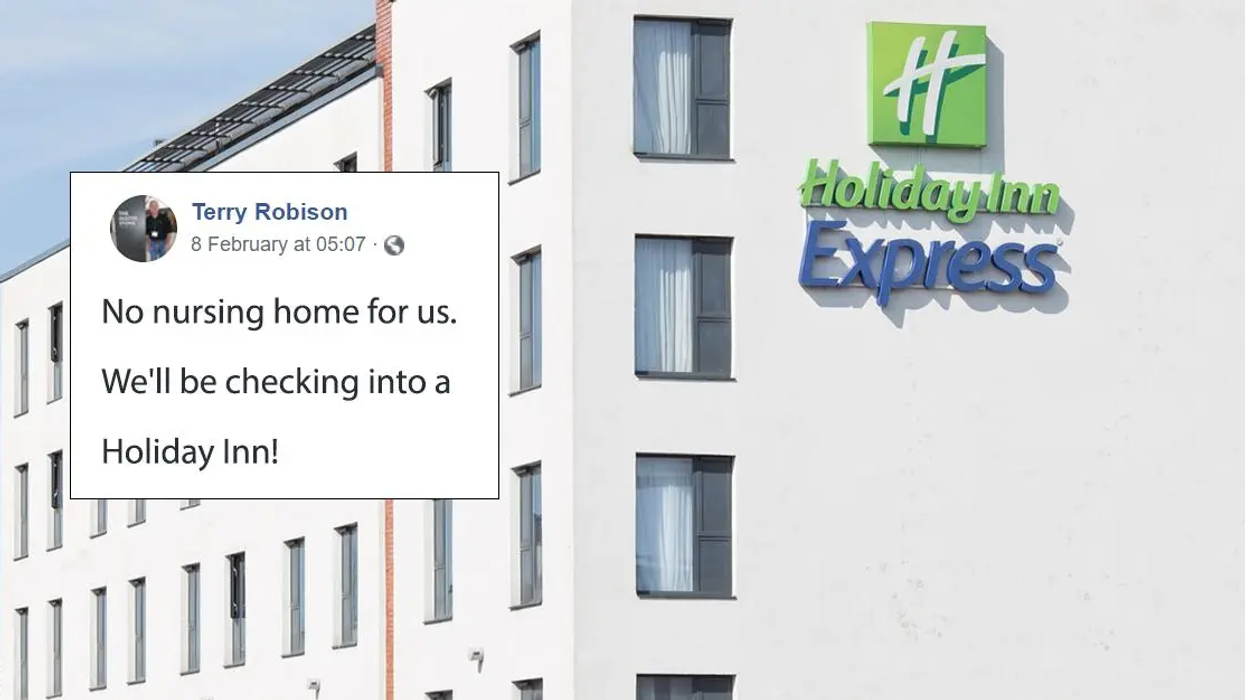 Man plans to retire to Holiday Inn instead of nursing home because it’s cheaper
