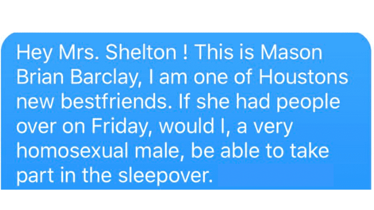 Gay teen asks friend's mom permission to attend girls-only sleepover. She handled it beautifully.