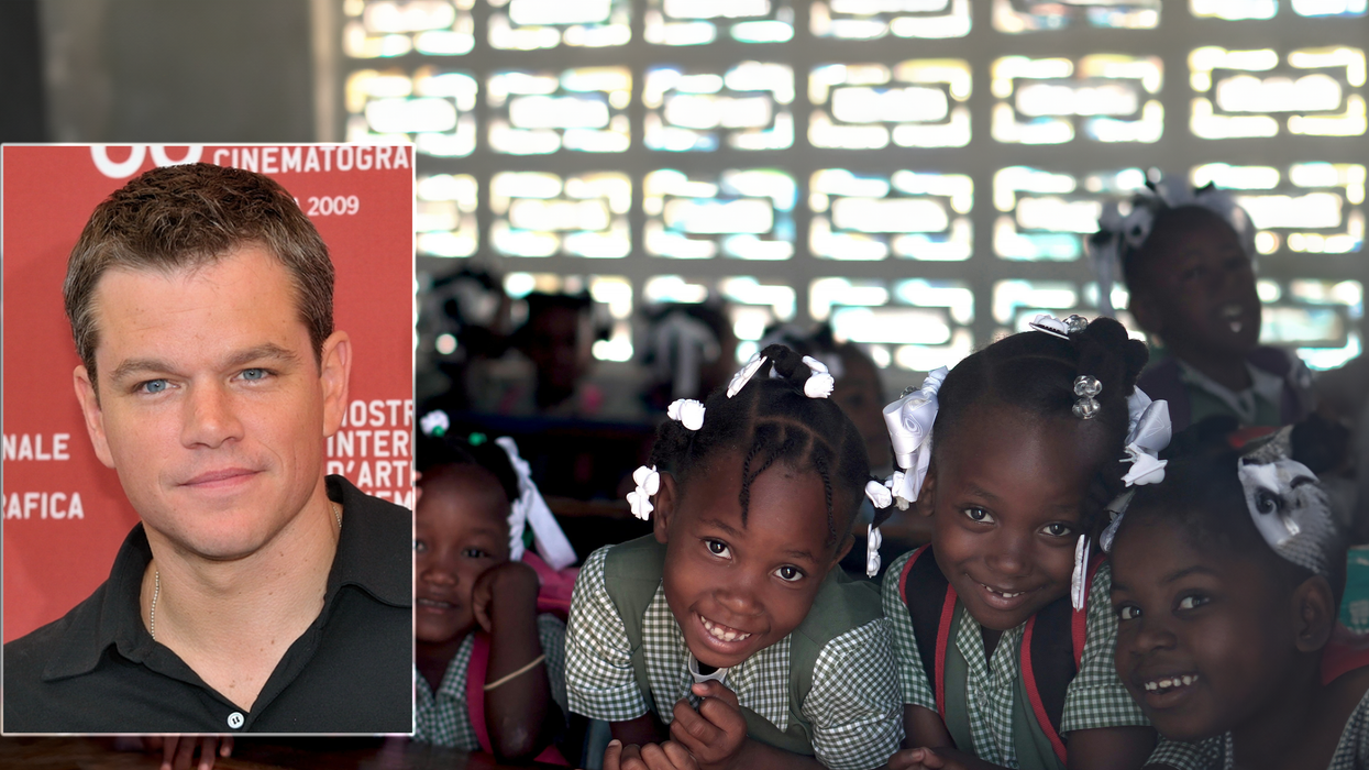 Matt Damon asked a young girl how clean water changed her life. Her answer left him speechless.