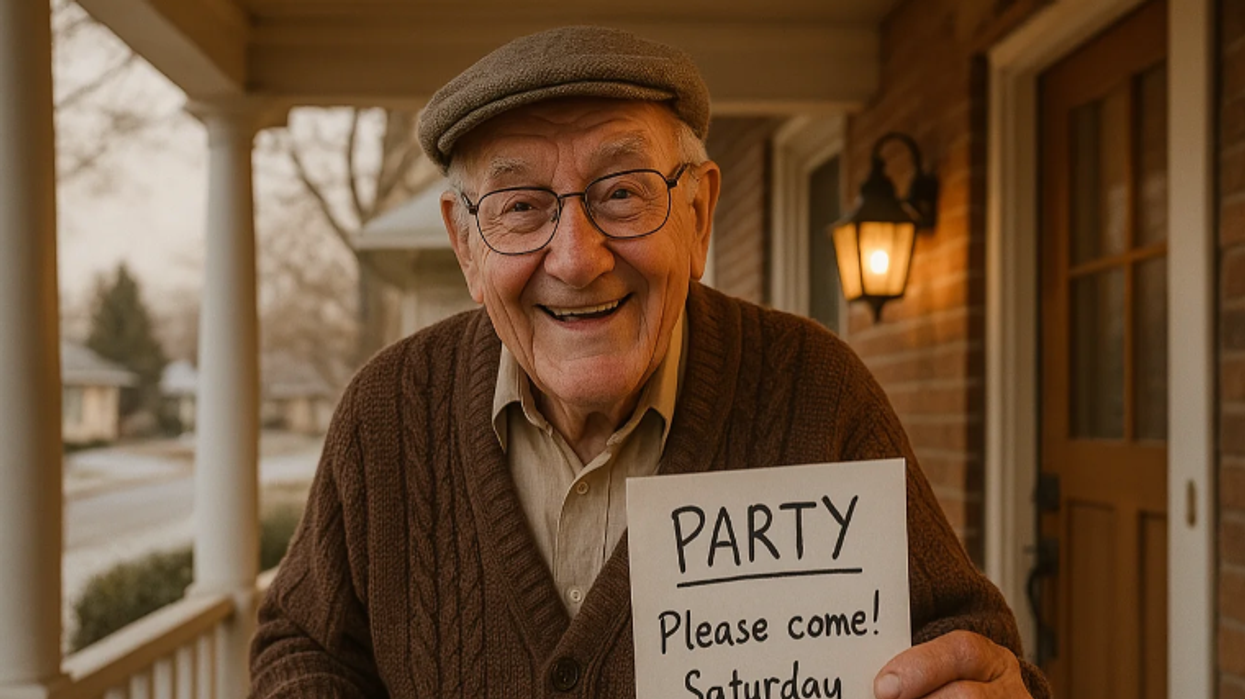 85-year-old invites neighbors to epic party—with one hilariously badass condition