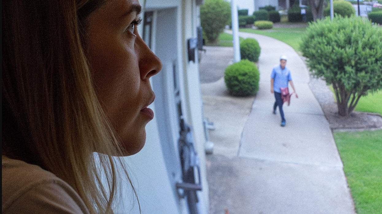 She feared the worst when she saw a man on her porch—until she saw what he left behind
