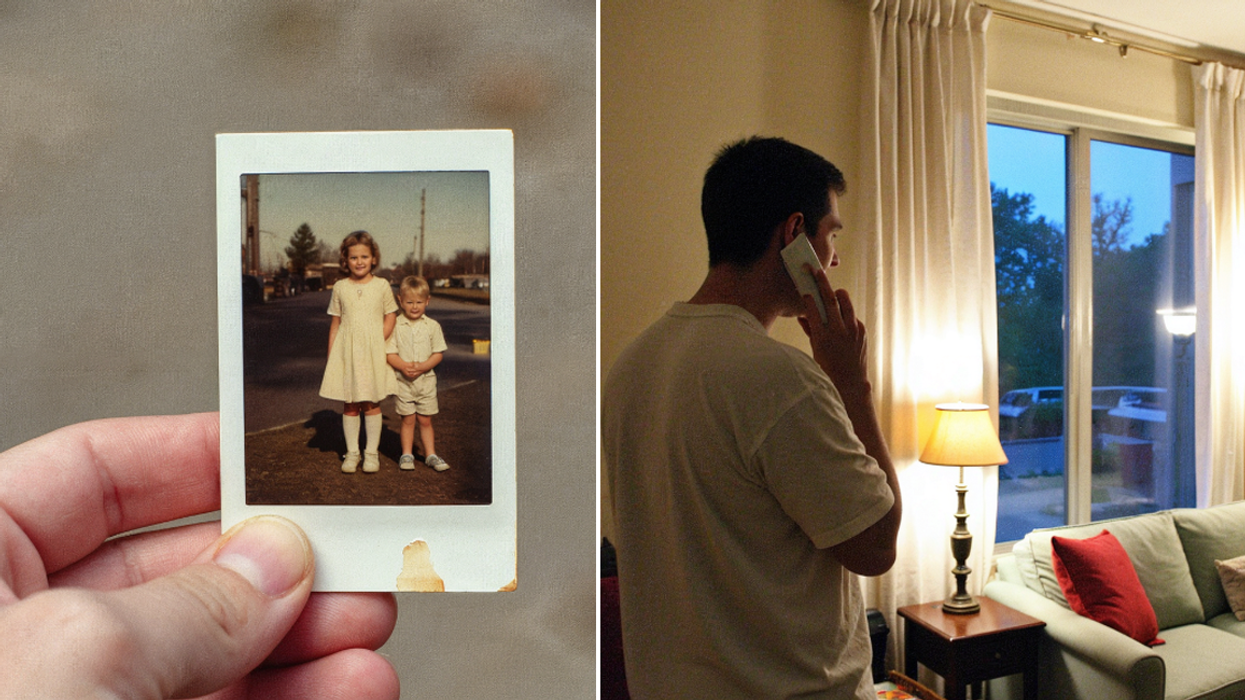 He found an old photo of his girlfriend—and something about it stopped him cold