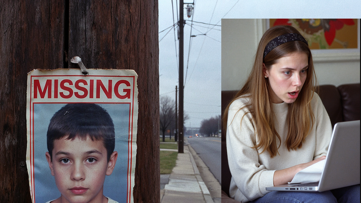 She noticed something odd in a news photo—25 years after her brother vanished