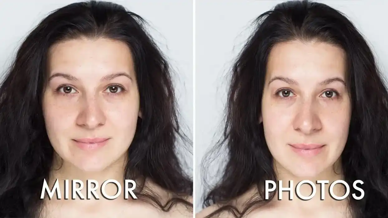 Why you look great in the mirror but awful in photos, according to science