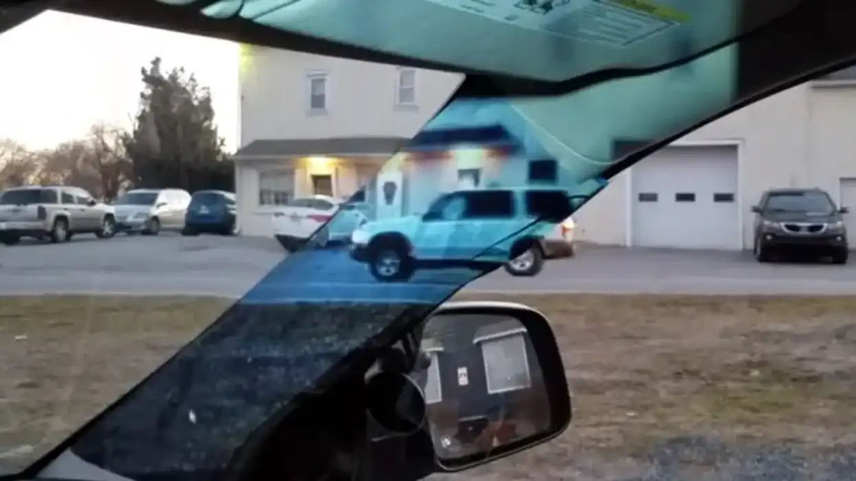 Teen girl invents simple way to remove blind spots in cars using everyday materials