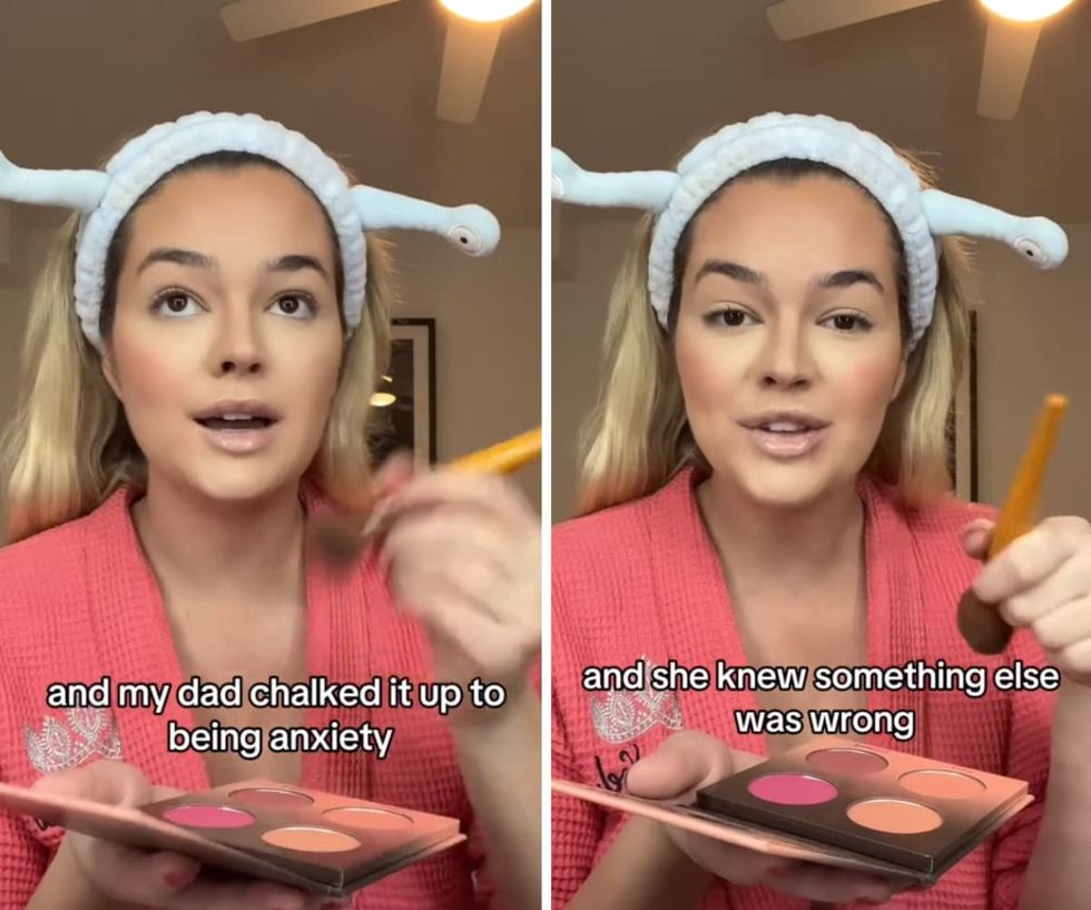Images from a TikTok video posted by annanoellll.