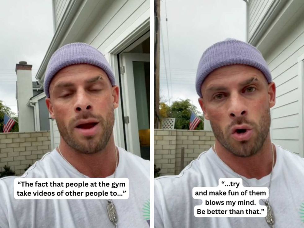 Influencer Swol reacting to a video on TikTok