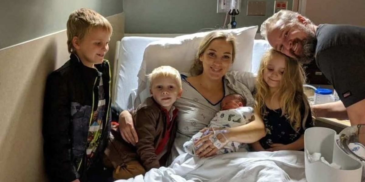 She brought a new life into the world and saved 12 more as she left