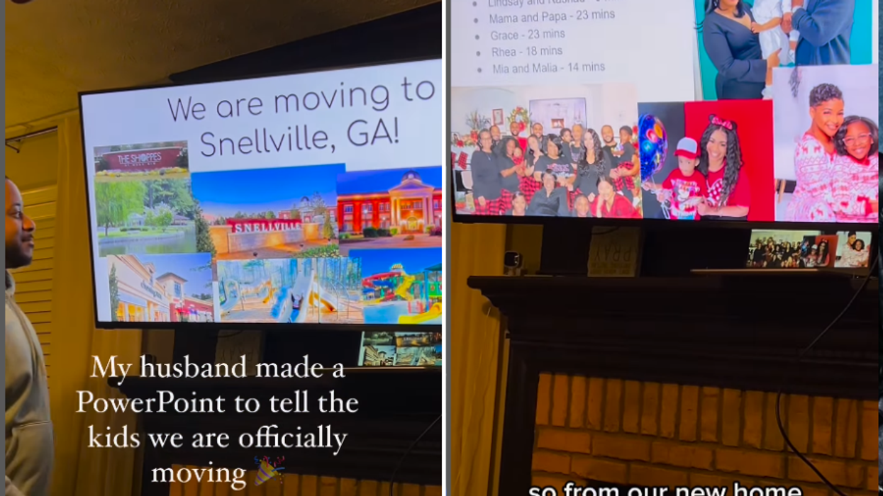 PowerPoint, dad, moving