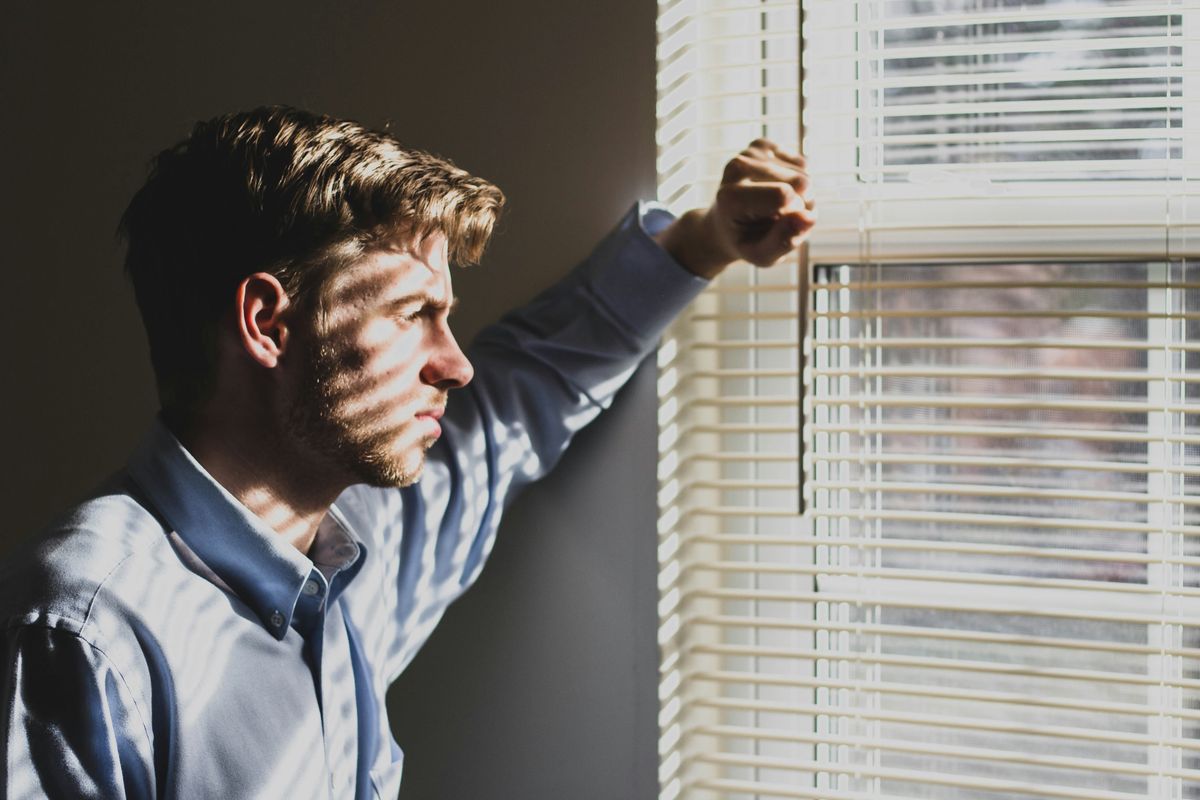 sad man, grief, loss