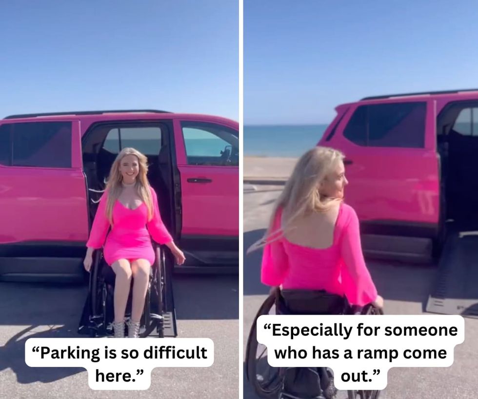 Screenshot from the TikTok video