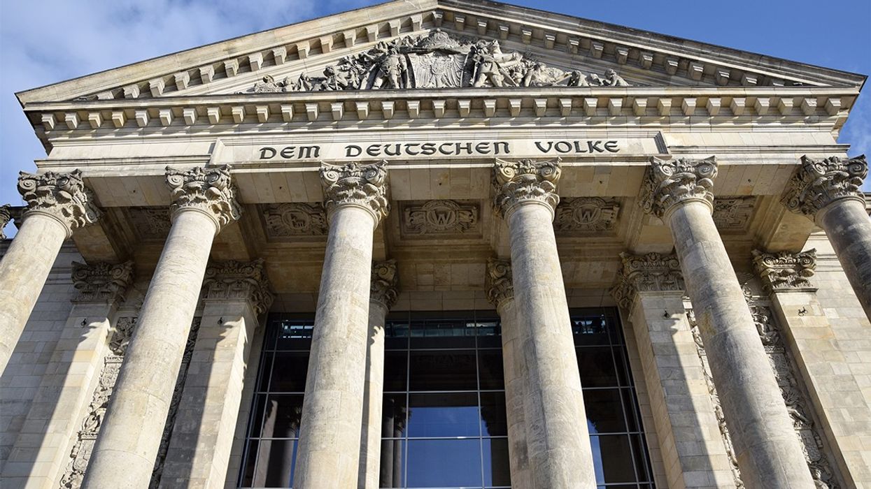 The German Reichstag building.