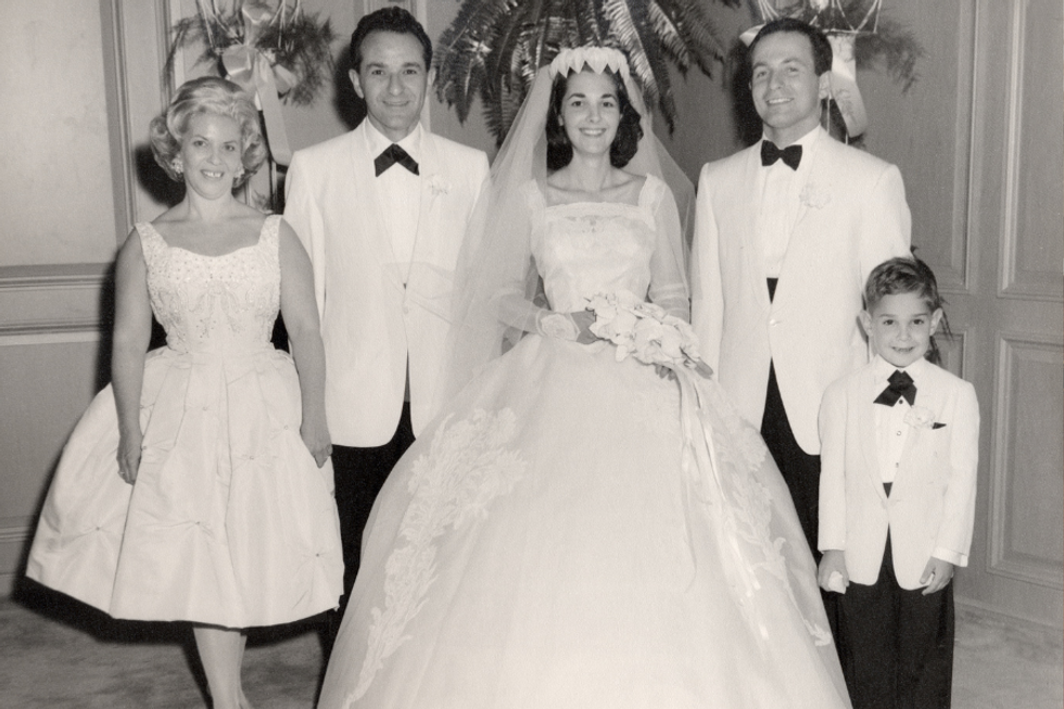 Vintage wedding photo