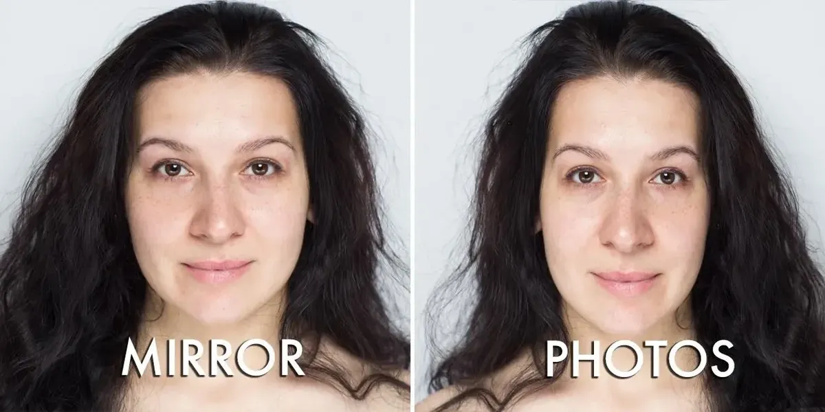 Why you look great in the mirror but awful in photos, according to science